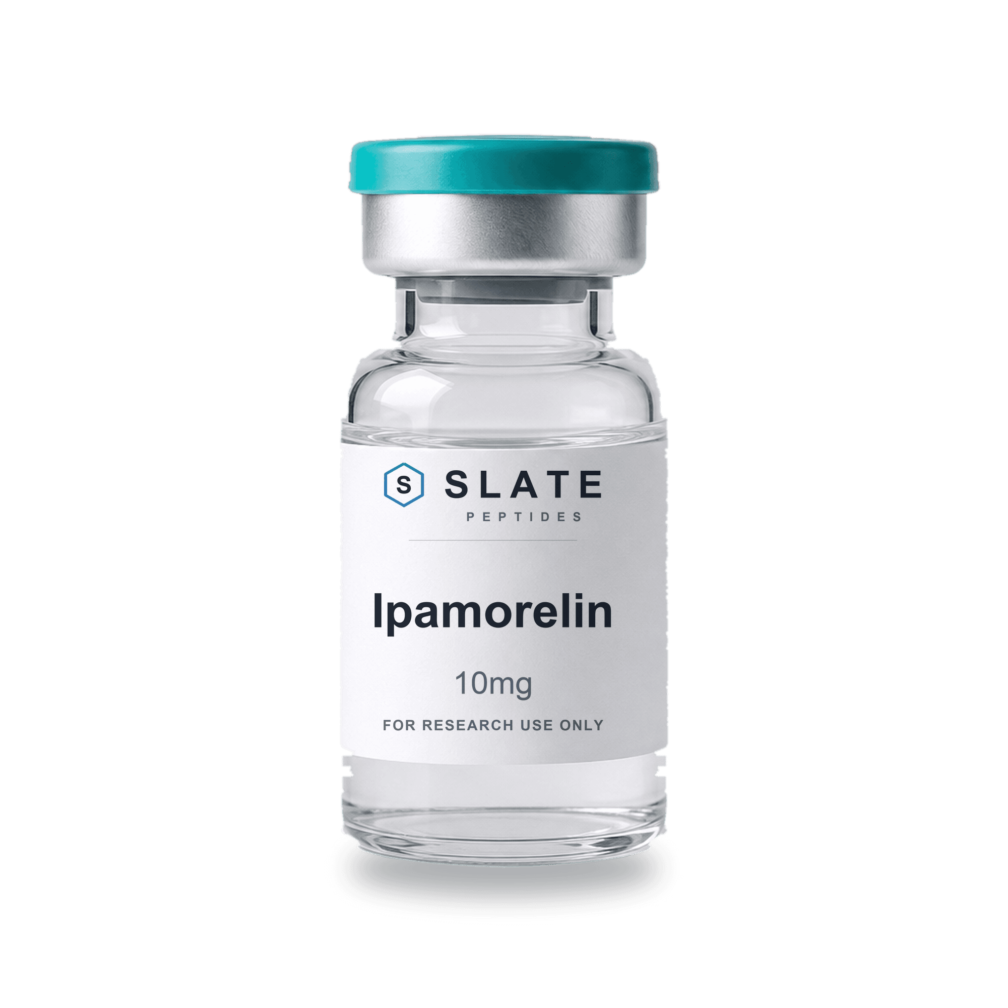 Ipamorelin 10mg Slate Peptides research product vial