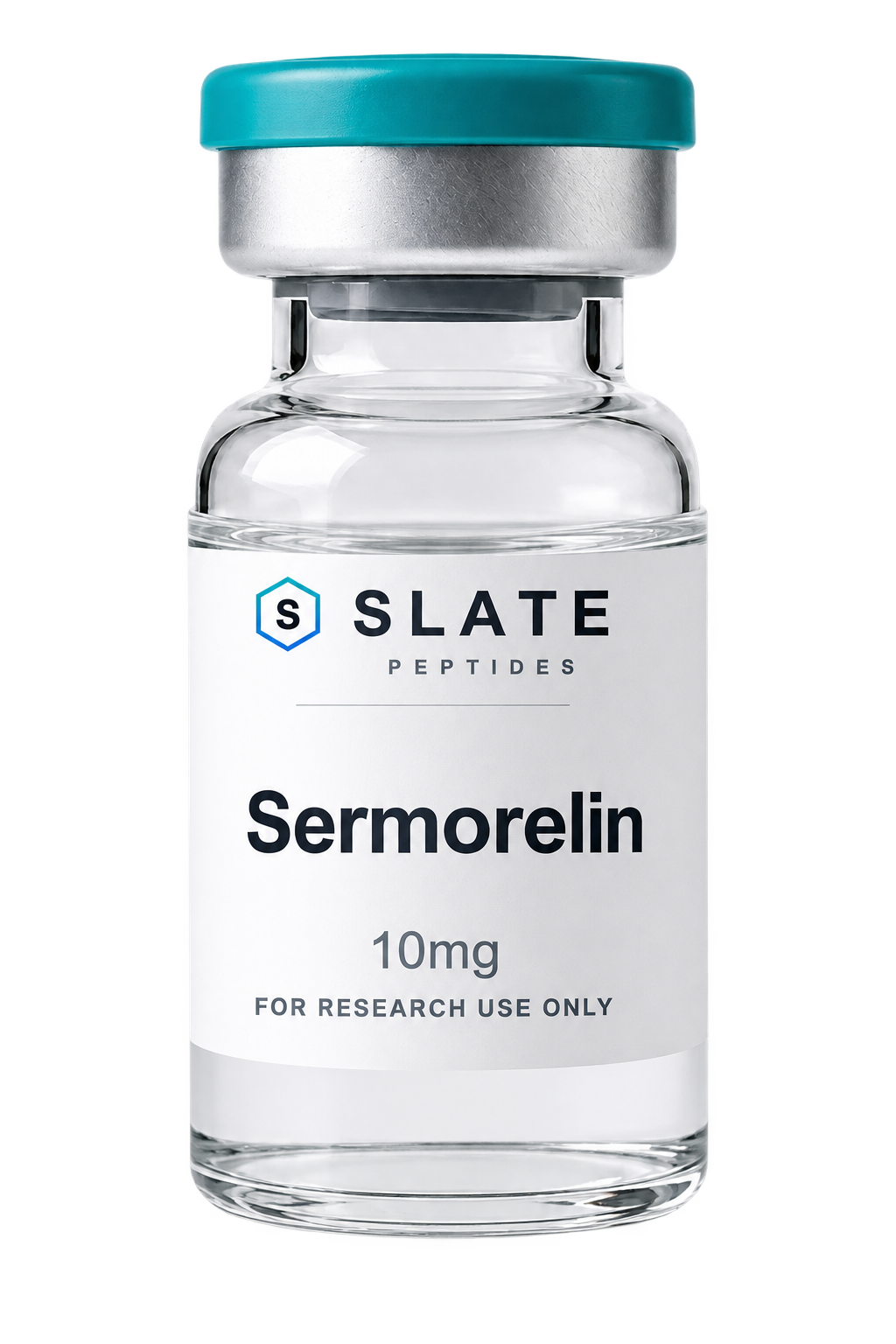 Sermorelin Slate Peptides research product vial